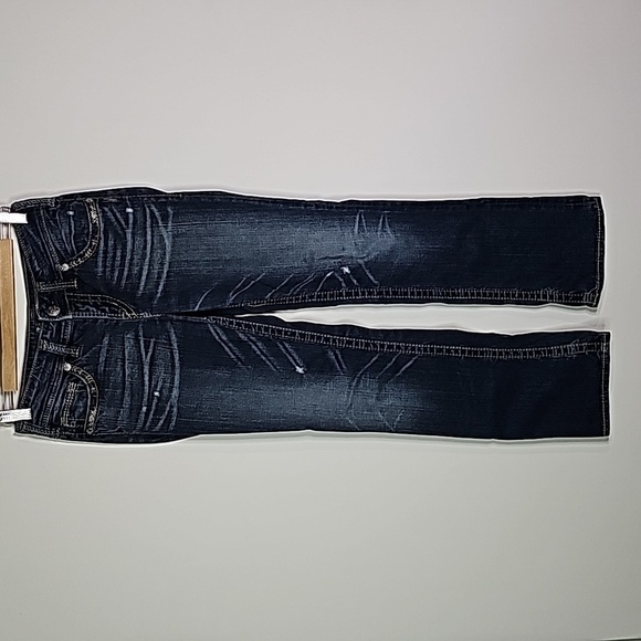 Silver Suki fluid denim 28x31 mid rise slim boot cut jeans - Picture 1 of 8
